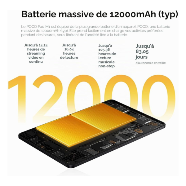 POCO Pad M1 batterie POCO Pad M1